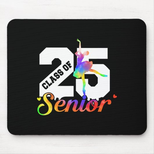 CL of 2025 Dance Senior 2025 Afstuderen Afstuderen Muismat (Voorkant)