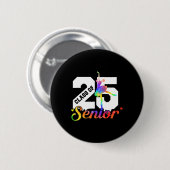 CL of 2025 Dance Senior 2025 Afstuderen Afstuderen Ronde Button 5,7 Cm (Voorkant /achterkant)