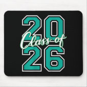 Cl Of 2026 Graduation Varsity Teal And White On Th Muismat (Voorkant)