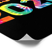 Cl Of 2026 Middelbare School Afstudeer Tye Dye 202 Poster (Hoek)