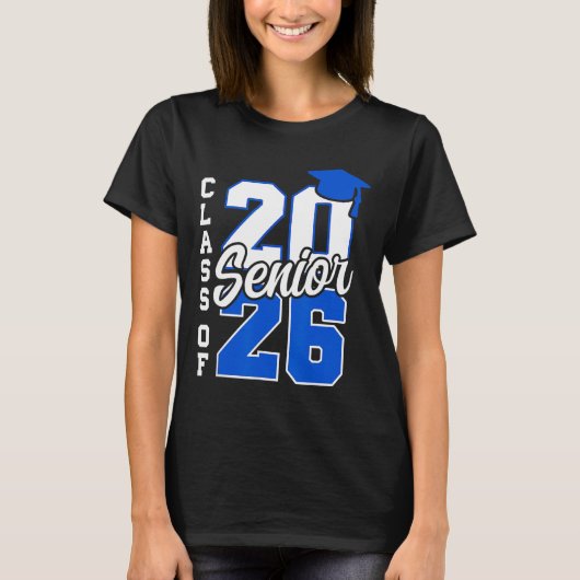 Cl Of 2026 Senior 2026 Back To School 2025 Graduat T-shirt (Voorkant)