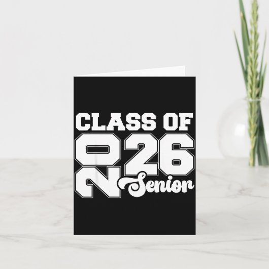 Cl Of 2026 Senior Graduation Day School Events, Se Kaart (Voorkant)