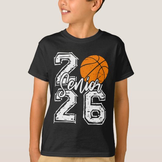 CL of 2026 Sketll Senior 2026 CK Naar school Grapp T-shirt (Voorkant)