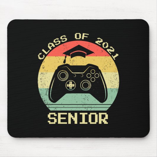 CL van 2021 Schattige Afstuderen Gift Videogame 1 Muismat (Voorkant)