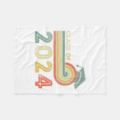 CL van 2024 Afstuderen Senior 2024 Fleece Deken (Voorkant (Horizontaal))