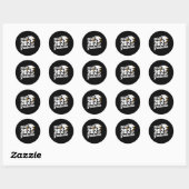 CL van 2025 Afstuderen Afstuderen 2025 Ronde Sticker (Vel)
