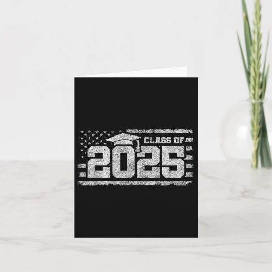 CL van 2025 Afstuderen - Amerikaanse vlag - CL van Kaart (Voorkant)