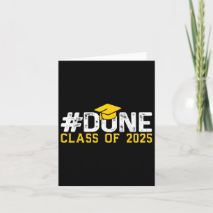Cl van 2025 Afstuderen Einde van School Boys Girls Kaart