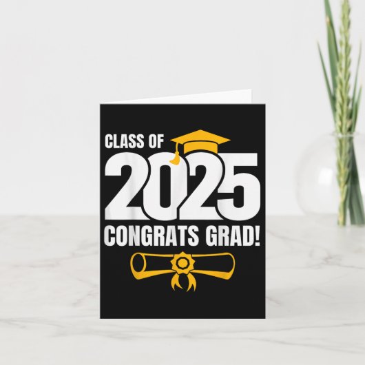 CL van 2025 Afstuderen feliciteert Afstudeerder 20 Kaart (Voorkant)