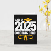 CL van 2025 Afstuderen feliciteert Afstudeerder 20 Kaart (Gele Bloem)