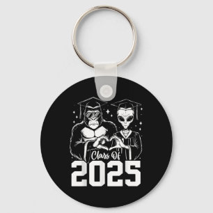 Cl van 2025 Afstuderen Funny Bigfoot Alien Afstude Sleutelhanger