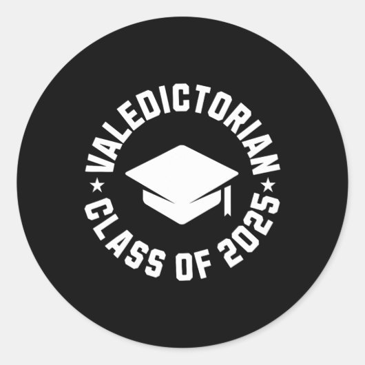 Cl van 2025 Afstuderen Ronde Sticker (Voorkant)