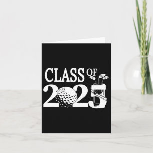 CL van 2025 Afstuderen Senior Golfer Golf Player G Kaart