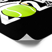 CL van 2025 Afstuderen Senior Tennis Player Gifts Poster