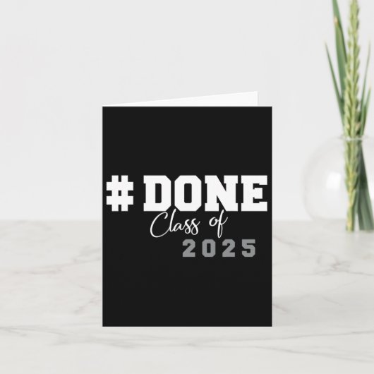 CL van 2025 Afstuderen voor haar Hem Afstudeerder Kaart (Voorkant)