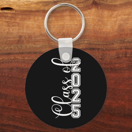 Cl van 2025 Afstuderen voor hem haar familie meisj Sleutelhanger (Voorkant)