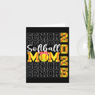 Cl van 2025 Funny Afstuderen Senior Mom 2025 Softl Kaart