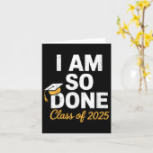 CL van 2025 Ik ben zo klaar Afstuderen voor hem ha Kaart (Gele Bloem)