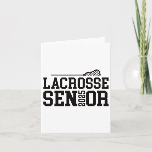 CL van 2025 Lacrosse Senior Night 2 Kaart (Voorkant)