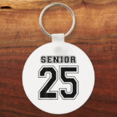 CL van 2025 middelbare school senior 25 op CK Afst Sleutelhanger (Voorkant)