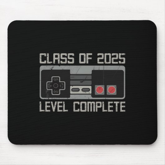 CL van 2025 niveau Complete Senior Afstuderen Game Muismat (Voorkant)