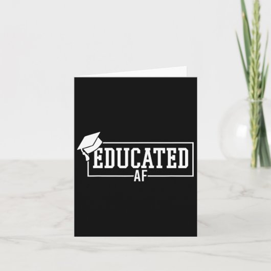 CL van 2025 Opgeleide AF Senior 25 Afstuderen Grad Kaart (Voorkant)