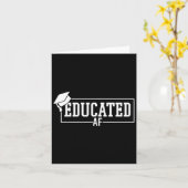 CL van 2025 Opgeleide AF Senior 25 Afstuderen Grad Kaart (Gele Bloem)