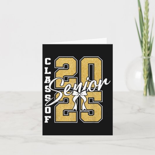 CL van 2025 Senior 2025 Afstuderen Grappige Mannen Kaart (Voorkant)