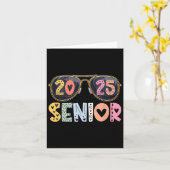 CL van 2025 Senior 2025 Afstuderen Laatste schoold Kaart (Gele Bloem)