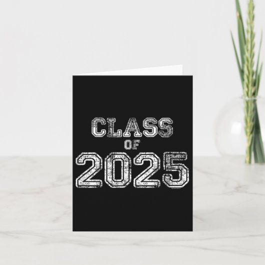 CL van 2025 _ Senior 2025 Afstuderen School Kaart (Voorkant)