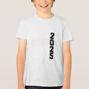 CL van 2025 Senior 2025 Fun Terug naar school Grad Tri-Blend Shirt