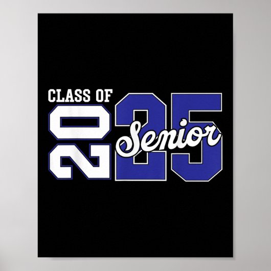 CL van 2025 senior 2025 senior Afstuderen jaar 202 Poster (Voorkant)