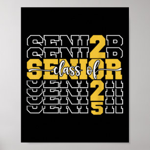 CL van 2025 Senior 2025 Terug naar school 2025 Afg Poster