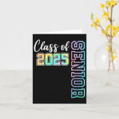 Cl van 2025 Senior 25 High School Funny Afstuderen Kaart (Gele Bloem)