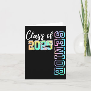 Cl van 2025 Senior 25 High School Funny Afstuderen Kaart