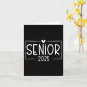 Cl van 2025 senior 25 middelbare school Afstuderen Kaart (Gele Bloem)