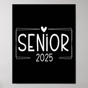 Cl van 2025 senior 25 middelbare school Afstuderen Poster