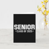 Cl van 2025 Senior Afstuderen High School College Kaart (Gele Bloem)