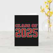 Cl van 2025 Senior Afstuderen School College Gradu Kaart (Gele Bloem)