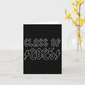 Cl van 2025 senior Afstuderen voor middelbare scho Kaart (Gele Bloem)