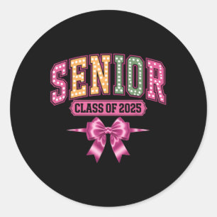 Cl van 2025 Senior Coquette Bow Vrouwen Meisjes Af Ronde Sticker