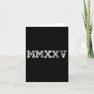 CL van 2025 Shirt MMMXXV Afstuderen Haar Vrouwen S Kaart