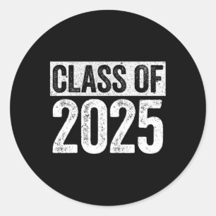 Cl van 2025 Shirt Senior 2025 Afstuderen Ronde Sticker