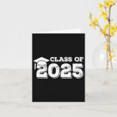 CL van 2025 Shirt Senior Afstuderen 2025 Kaart (Gele Bloem)