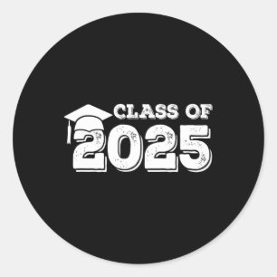 CL van 2025 Shirt Senior Afstuderen 2025 Ronde Sticker