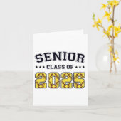 CL van 2025 Softbyll Senior Afstuderen Afstuderen Kaart (Gele Bloem)