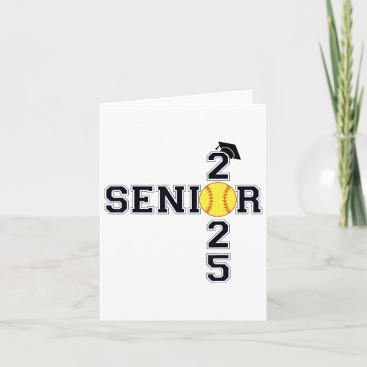 CL van 2025 Softbyll Senior Afstuderen Afstuderen Kaart (Voorkant)