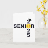 CL van 2025 Softbyll Senior Afstuderen Afstuderen Kaart (Gele Bloem)