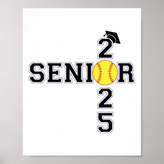 CL van 2025 Softbyll Senior Afstuderen Afstuderen Poster (Voorkant)