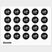 CL van 2025 Softll Dad Senior Afstuderen Afstudere Ronde Sticker (Vel)